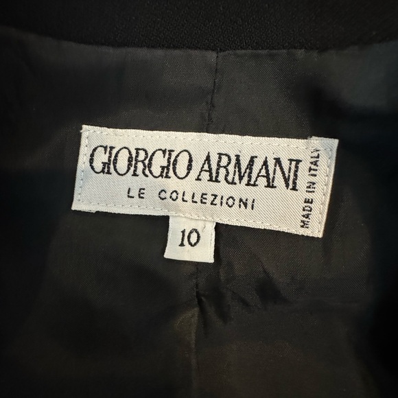 Giorgio Armani Collection Black Blazer - Picture 8 of 10